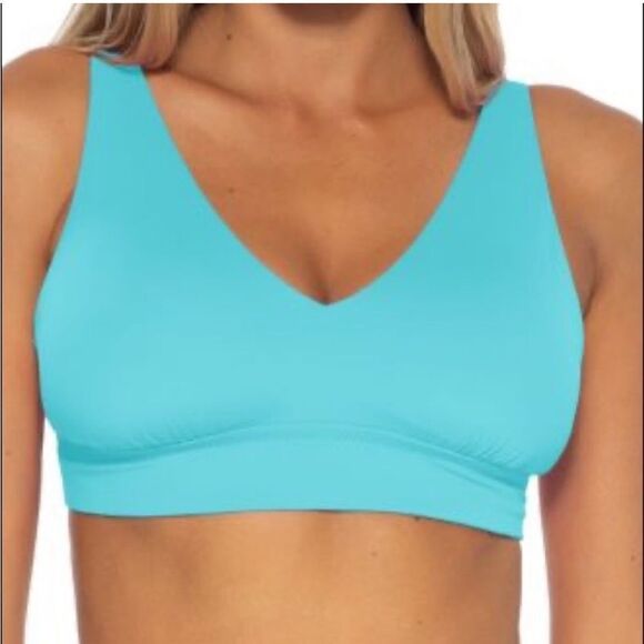 NEW Becca Brooke Bralette Color Code Blue Size D - Picture 1 of 5